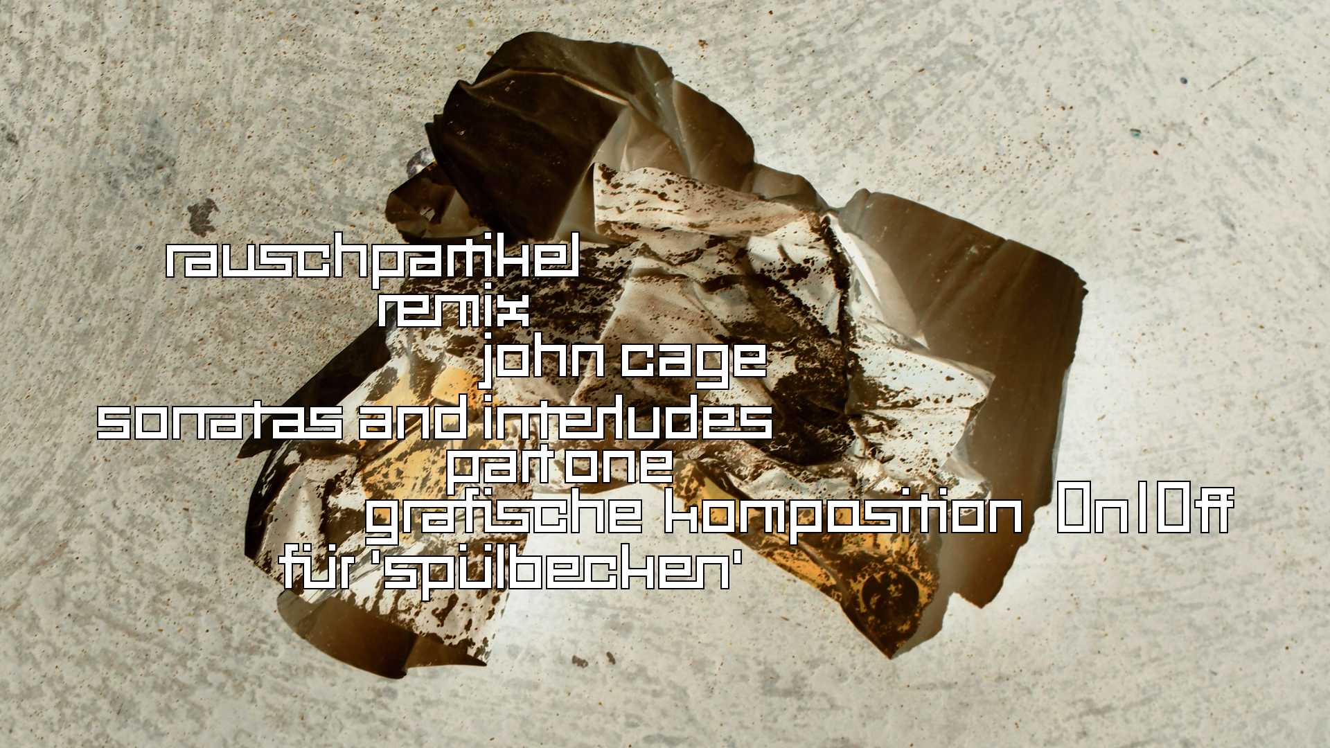 2021-01-30 Wasser in der Sple II (Remix John Cage 'Sonatas & Interludes', On-Off) (Komposition, Remix, Recording, Foto)